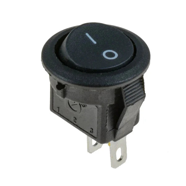 2-Pin Round Rocker Switch (ON/OFF) - 15mm SPST